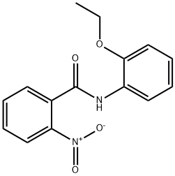 N-(2-ethoxyphenyl)-2-nitrobenzamide Structural