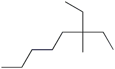 Octane, 3-ethyl-3-methyl- Structural