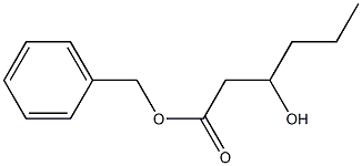 Hexanoic acid, 3-hydroxy-, phenylmethyl ester Structural