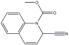 methyl 2-cyano-2H-quinoline-1-carboxylate Structural