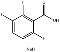 2,3,6-TRIFLUOROBENZOIC ACID SODIUM SALT Structural