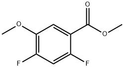Methyl 2,4-difluoro-5-methoxybenzoate Structural