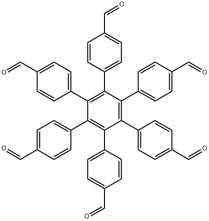 Hexa(4-formylphenyl)benzene Structural