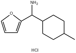 furan-2-yl(4-methylcyclohexyl)methanamine hydrochloride Structural
