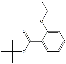 Benzoic acid, 2-ethoxy-, 1,1-dimethylethyl ester Structural
