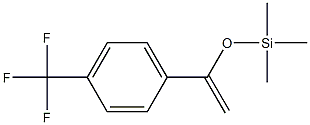 Silane, trimethyl[[1-[4-(trifluoromethyl)phenyl]ethenyl]oxy]- Structural