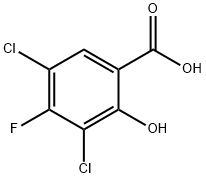 Benzoic acid, 3,5-dichloro-4-fluoro-2-hydroxy- Structural