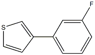 Thiophene, 3-(3-fluorophenyl)- Structural