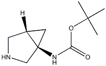 tert-butyl N-[(1R,5S)-3-azabicyclo[3.1.0]hexan-1-yl]carbamate Structural