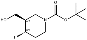 (Trans)-tert-butyl 4-fluoro-3-(hydroxymethyl)piperidine-1-carboxylate