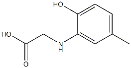 Glycine, N-(2-hydroxy-5-methylphenyl)- Structural