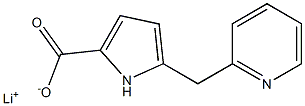 lithium(1+) ion 5-(pyridin-2-ylmethyl)-1H-pyrrole-2-carboxylate Structural