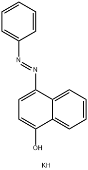 potassium:4-phenyldiazenylnaphthalen-1-olate Structural