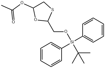 (2S)-2-[[[(1,1-Dimethylethyl)diphenylsilyl]oxy]methyl]-1,3-oxathiolan-5-ol 5-Acetate