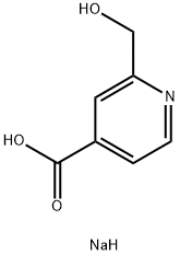 Sodium 2-(hydroxymethyl)isonicotinate Structural