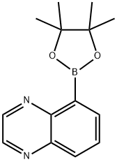 Quinoxalin-5-ylboronic acid pinacol ester Structural