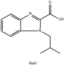 Sodium 1-isobutyl-1H-benzo[d]imidazole-2-carboxylate Structural