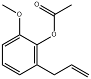 Phenol, 2-methoxy-6-(2-propenyl)-, acetate Structural