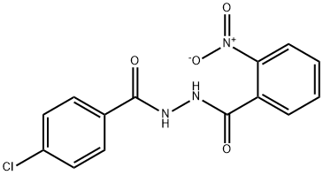 N'-(4-chlorobenzoyl)-2-nitrobenzohydrazide Structural