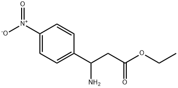 ETHYL 3-AMINO-3-(4-NITROPHENYL)PROPANOATE Structural