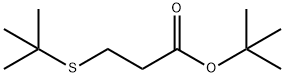 Propanoic acid,3-[(1,1-dimethylethyl)thio]-, 1,1-dimethylethyl ester Structural