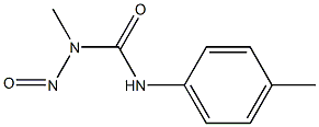 Urea,N-methyl-N'-(4-methylphenyl)-N-nitroso- Structural