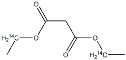Diethyl [1-14C]malonate Structural