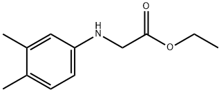 Glycine,N-(3,4-dimethylphenyl)-, ethyl ester Structural