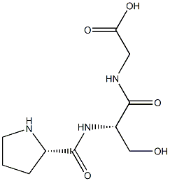 Glycine, N-(N-L-prolyl-L-seryl)- Structural