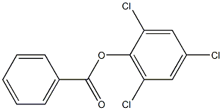 Phenol,2,4,6-trichloro-, 1-benzoate Structural