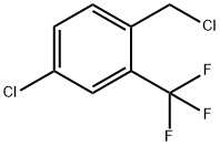 Benzene, 4-chloro-1-(chloromethyl)-2-(trifluoromethyl)- Structural
