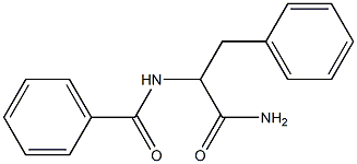 Benzenepropanamide, a-(benzoylamino)- Structural