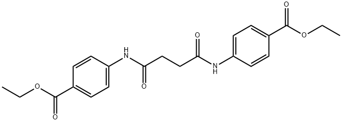 diethyl 4,4'-[(1,4-dioxo-1,4-butanediyl)di(imino)]dibenzoate Structural
