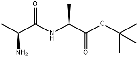 L-Alanine, L-alanyl-, 1,1-dimethylethyl ester Structural
