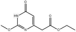 ethyl 2-(2-methoxy-6-oxo-1,6-dihydropyrimidin-4-yl)acetate Structural