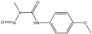 Urea,N'-(4-methoxyphenyl)-N-methyl-N-nitroso- Structural