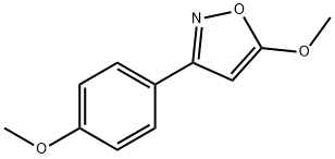 Isoxazole, 5-methoxy-3-(4-methoxyphenyl)- Structural