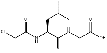 Glycine,N-[N-(chloroacetyl)-L-leucyl]- (7CI,9CI) Structural