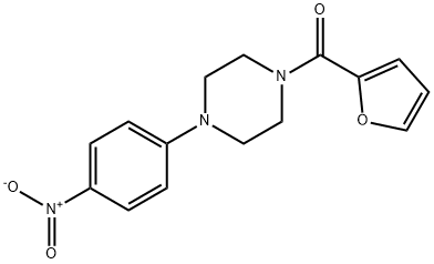 furan-2-yl-[4-(4-nitrophenyl)piperazin-1-yl]methanone Structural