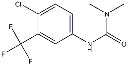 Urea, N'-[4-chloro-3-(trifluoromethyl)phenyl]-N,N-dimethyl- Structural