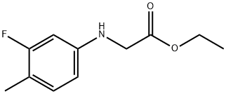 Glycine,N-(3-fluoro-p-tolyl)-, ethyl ester (8CI) Structural