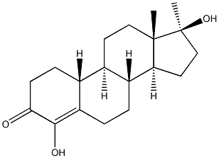 Estr-4-en-3-one, 4,17b-dihydroxy-17-methyl- (7CI,8CI) Structural