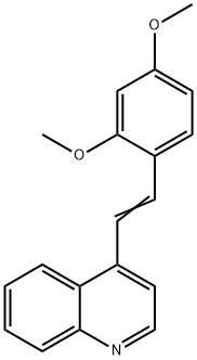 Quinoline,4-[2-(2,4-dimethoxyphenyl)ethenyl]- Structural