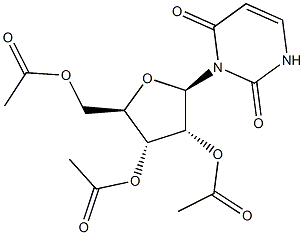 Uracil, 3-b-D-ribofuranosyl-,2',3',5'-triacetate (8CI) Structural