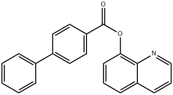 quinolin-8-yl biphenyl-4-carboxylate Structural