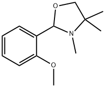 Oxazolidine,2-(2-methoxyphenyl)-3,4,4-trimethyl- Structural