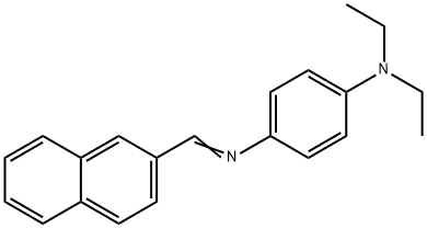 N,N-diethyl-N'-(2-naphthylmethylene)-1,4-benzenediamine Structural