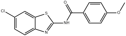 N-(6-chlorobenzo[d]thiazol-2-yl)-4-methoxybenzamide Structural
