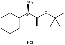 R-Cyclohexylglycine 1,1-dimethylethyl ester, hydrochloride Structural