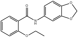 N-(1,3-benzodioxol-5-yl)-2-ethoxybenzamide Structural